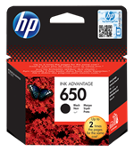 HP 650 SİYAH ORJİNAL KARTUŞ